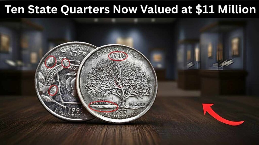 Ten State Quarters Now Valued at $11 Million – Could Your Spare Change Make You Rich?