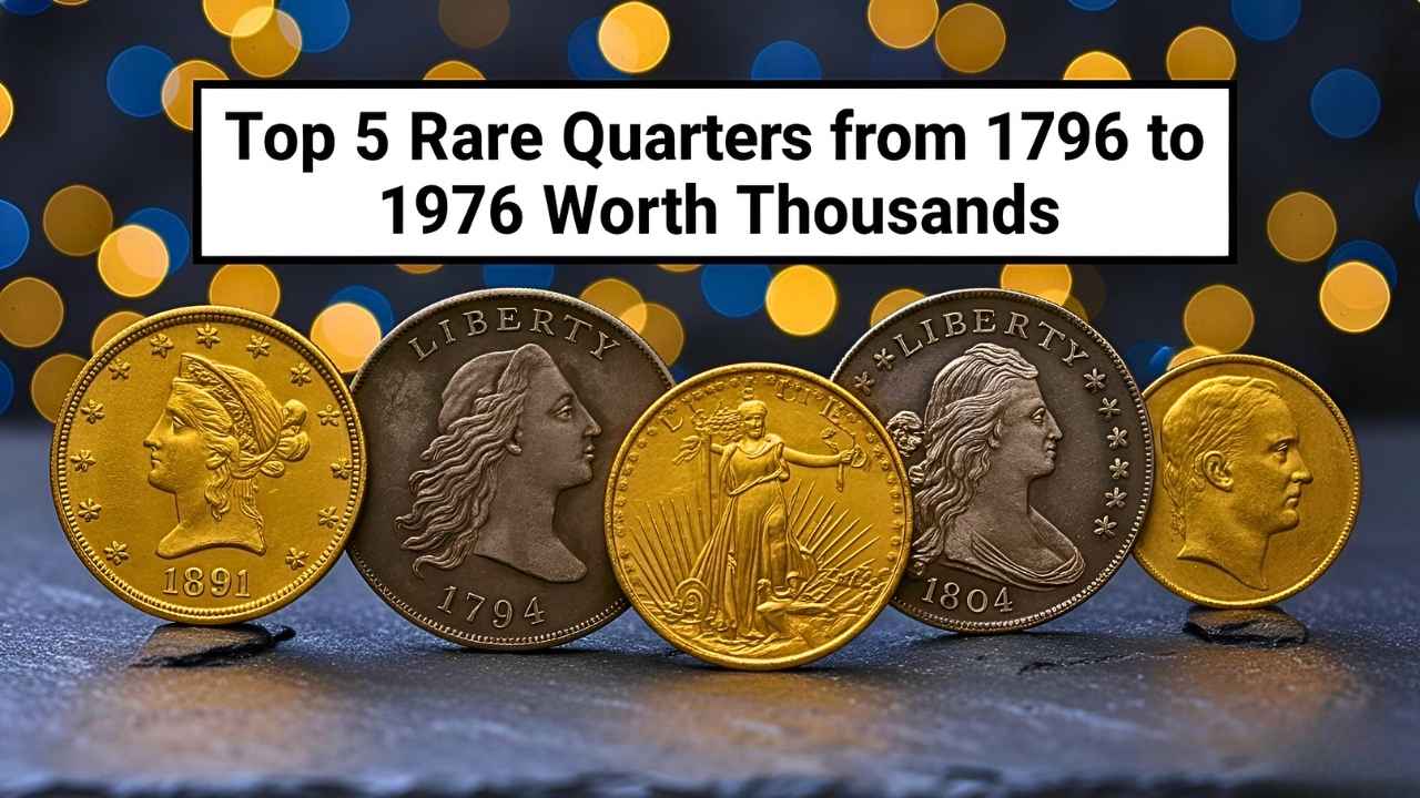 Top 5 Rare Quarters from 1796 to 1976 Worth Thousands – Check Your Collection for Hidden Value